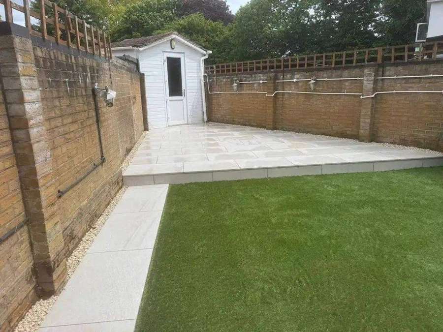 Hard landscaping