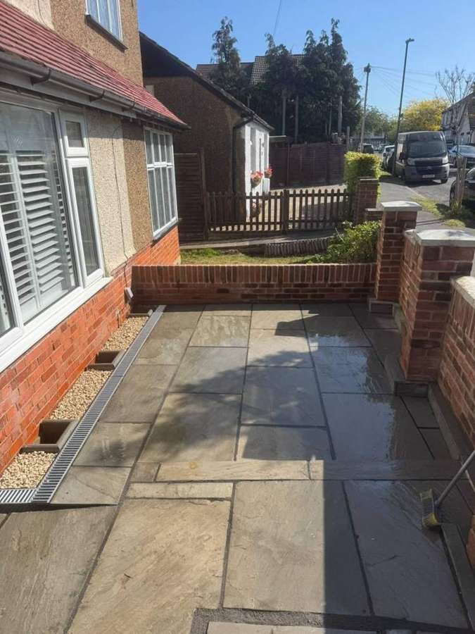 Sandstone patios